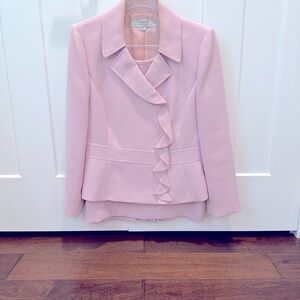 Powder Pink Tahari Skirt Suit
